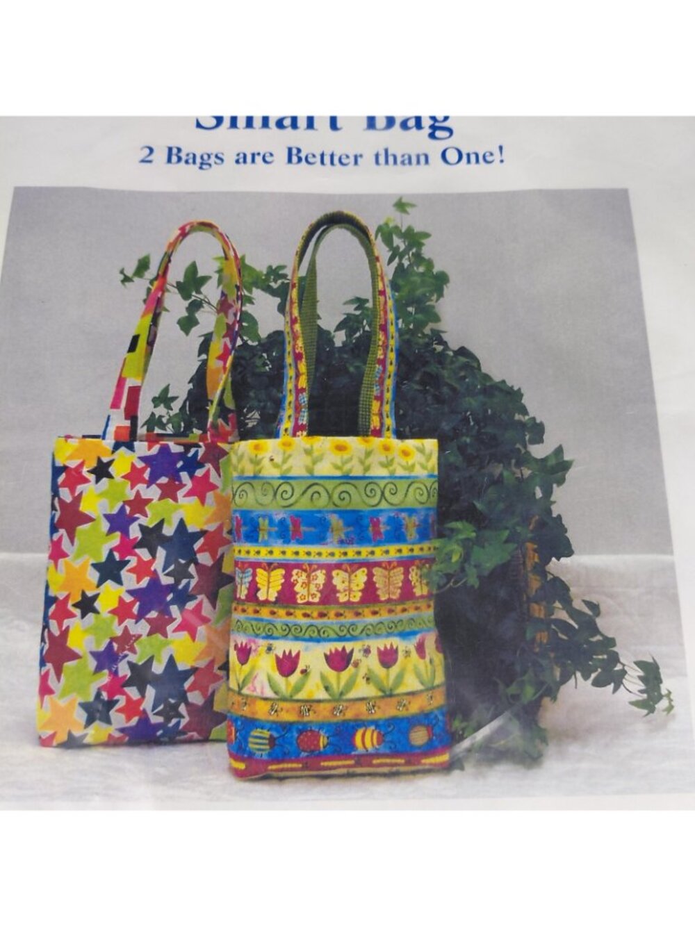 Quiltsmart Smart Bag Purse Tote Pattern Printed Interfacing Sewing Craft Kit - Picture 2 of 5